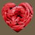 Romantic Red Rose Flower Heart tiny thumbnail