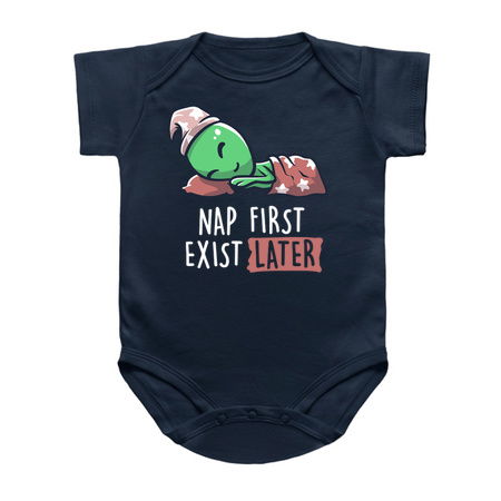 Nap First Exist Later - Funny Lazy Alien Space Gift tiny thumbnail