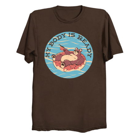 My Body Is Ready Bear Vacation by Tobe Fonseca tiny thumbnail