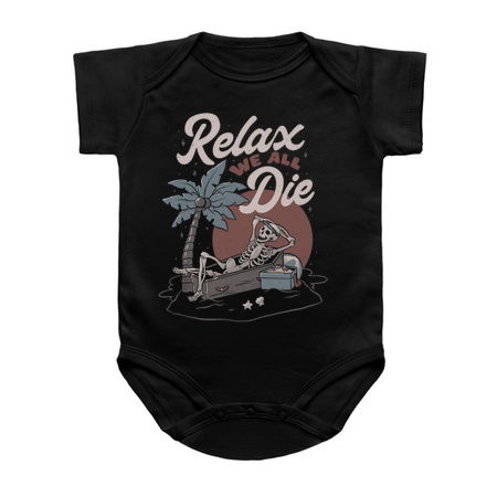 Relax We All Die - Funny Dead Skull Summer Gift tiny thumbnail