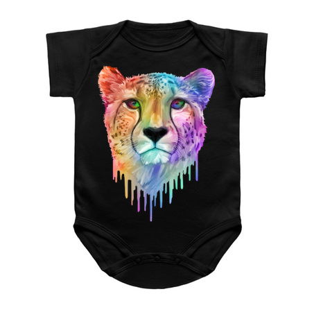 Rainbow Drip Cheetah Print