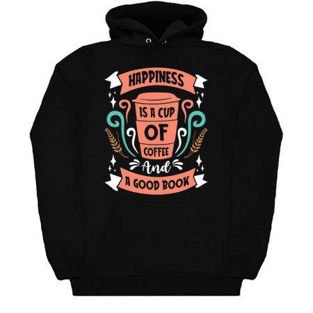 Happiness is a cup of coffee and a good book tiny thumbnail