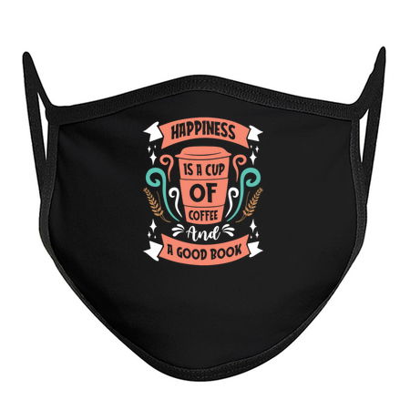 Happiness is a cup of coffee and a good book tiny thumbnail