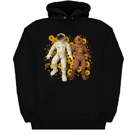 Astronaut Scuba Diving Holding Hands by Tobe Fonseca tiny thumbnail