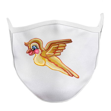 Cute Cartoon Yellow Canary Bird tiny thumbnail