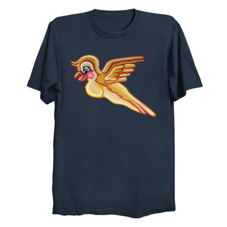 Cute Cartoon Yellow Canary Bird tiny thumbnail