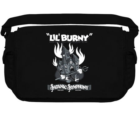 Lil Burny - Satanic Symphony - Vintage Cartoon Burning Church tiny thumbnail