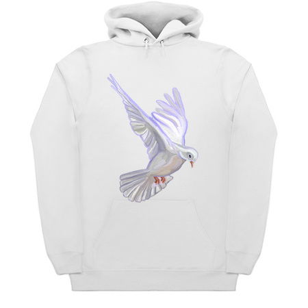 Flying White Angelic Dove Bird tiny thumbnail