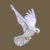 Flying White Angelic Dove Bird tiny thumbnail