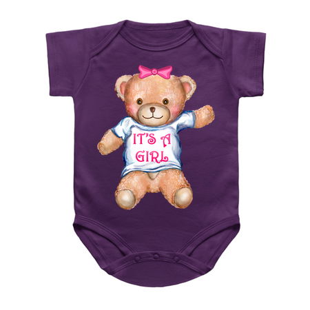 It's A Girl Teddy Bear Stuffed Animal tiny thumbnail