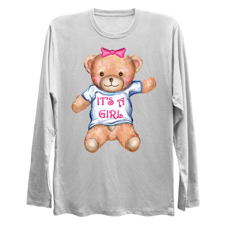 It's A Girl Teddy Bear Stuffed Animal tiny thumbnail