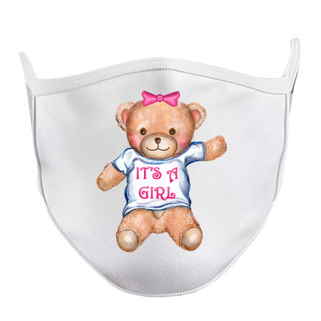It's A Girl Teddy Bear Stuffed Animal tiny thumbnail