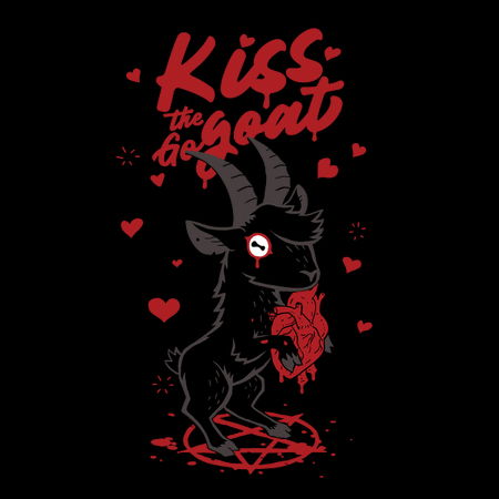 Kiss the goat - NeatoShop