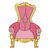 Pink Victorian Cheerful Chair tiny thumbnail