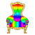 Colorful Rainbow Victorian Cheerful Chair tiny thumbnail