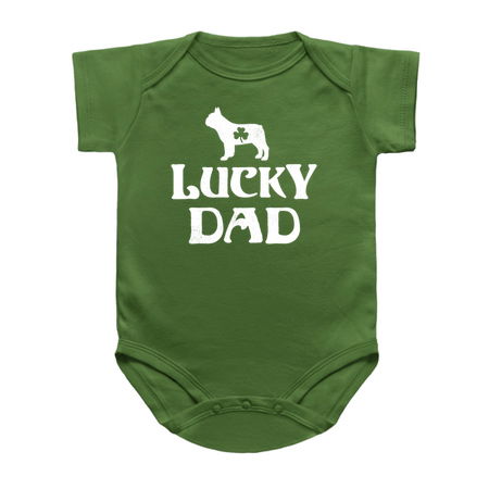 Lucky Dad French Bulldog- white ink tiny thumbnail