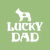 Lucky Dad French Bulldog- white ink tiny thumbnail