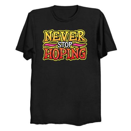 Never Stop Hoping - Inspirational Quote tiny thumbnail
