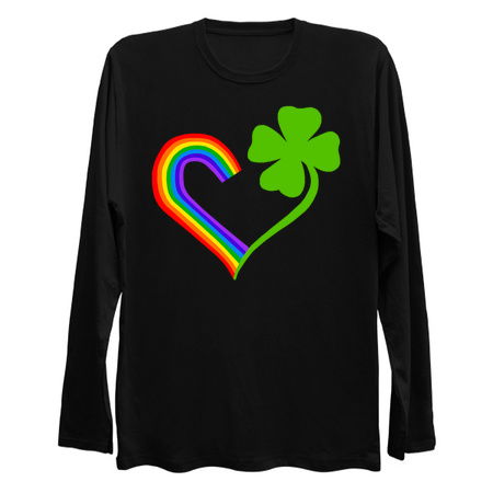 Clover Rainbow Pride Irish Heart tiny thumbnail