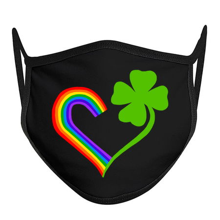 Clover Rainbow Pride Irish Heart tiny thumbnail