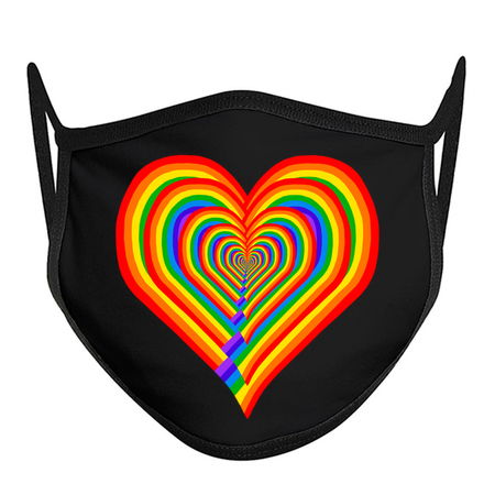 Repeating Rainbow Heart Shaped Echo tiny thumbnail