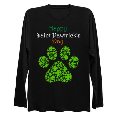 Happy Saint Pawtrick's Day Pawprint tiny thumbnail