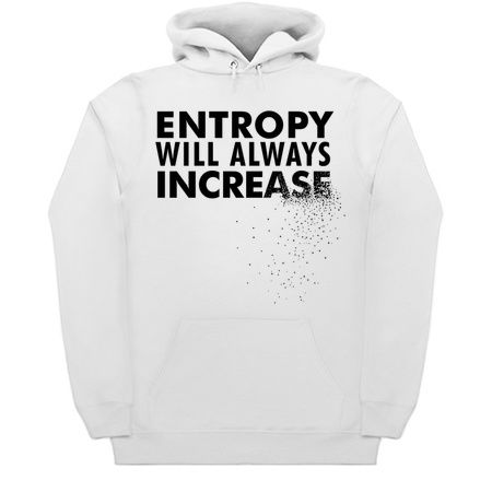 Entropy Will Always Increase - Nerdy Science Physics Shirt DARK PRINT tiny thumbnail
