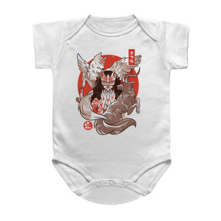 The Fox Yokai - Otaku Japan Animal Art Gift tiny thumbnail