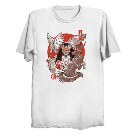 The Fox Yokai - Otaku Japan Animal Art Gift tiny thumbnail