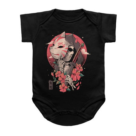 Death Messenger - Skull Anime Flowers Gift tiny thumbnail