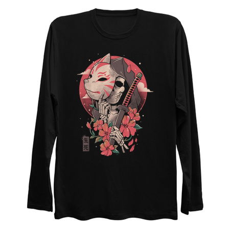 Death Messenger - Skull Anime Flowers Gift tiny thumbnail