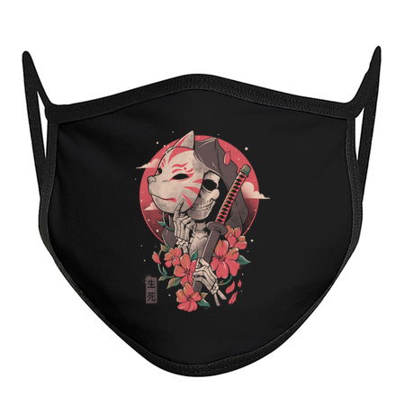 Death Messenger - Skull Anime Flowers Gift tiny thumbnail