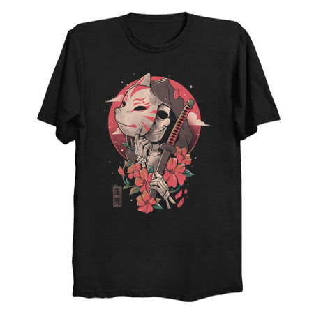 Death Messenger - Skull Anime Flowers Gift tiny thumbnail