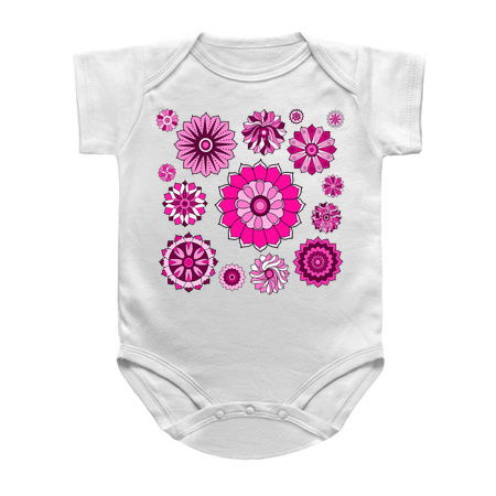 Pink Psychedelic Floral Power Pattern tiny thumbnail