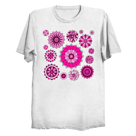 Pink Psychedelic Floral Power Pattern tiny thumbnail