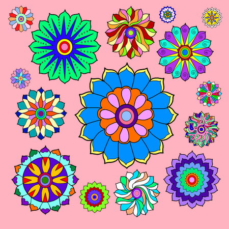 Psychedelic Floral Power Pattern - NeatoShop
