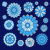 Blue Psychedelic Floral Power Pattern tiny thumbnail