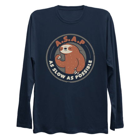 As Slow As Possible - Lazy Cute Funny Sloth Gift tiny thumbnail