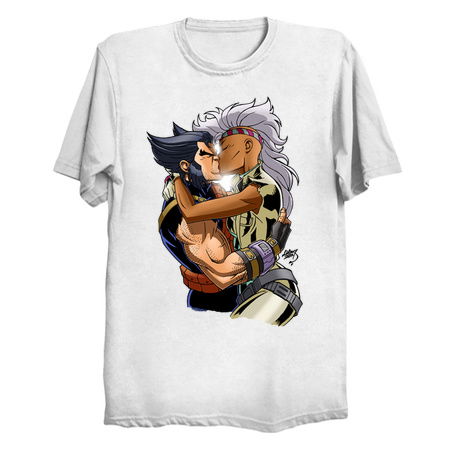 One Man's Worth Wolverine Storm Kissing tiny thumbnail