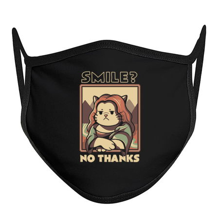 Smile No Thanks Monalisa Cat by Tobe Fonseca tiny thumbnail