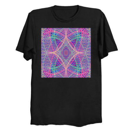 Psychedelic Pastel Fractal All Over Pattern tiny thumbnail
