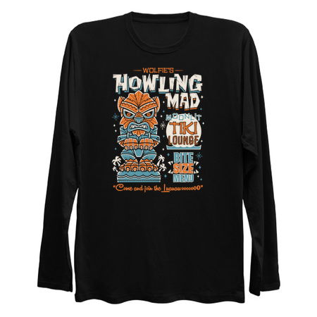 Wolf Man Creepy Cute Tiki Lounge - Hawaii Vacation Surf Monster tiny thumbnail