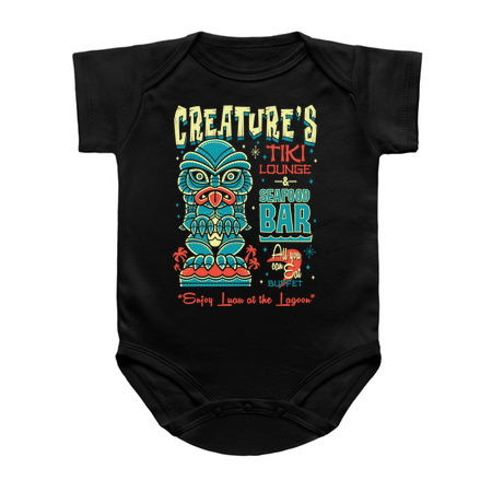 Black Lagoon Creepy Cute Creature Tiki Lounge - Hawaii Vacation Surf Monster tiny thumbnail