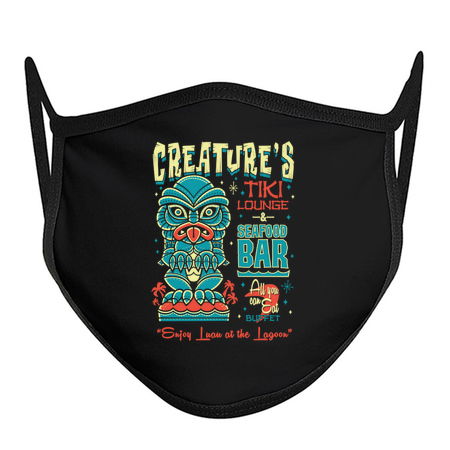 Black Lagoon Creepy Cute Creature Tiki Lounge - Hawaii Vacation Surf Monster tiny thumbnail