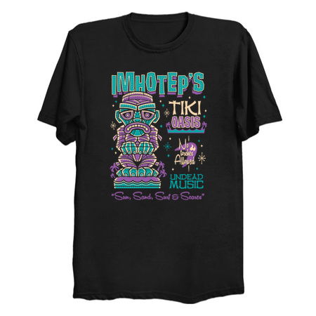 The Mummy Creepy Cute Tiki Lounge - Hawaii Vacation Surf Monster tiny thumbnail