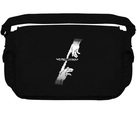 Touch of God Minimalist Touching Water by Tobe Fonseca tiny thumbnail