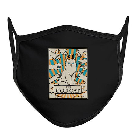 The God White Cat Tarot Card by Tobe Fonseca tiny thumbnail