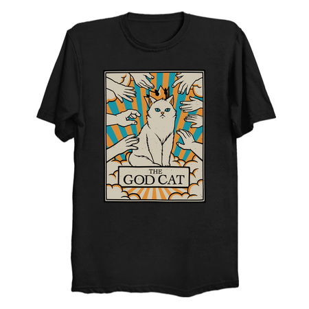 The God White Cat Tarot Card by Tobe Fonseca tiny thumbnail