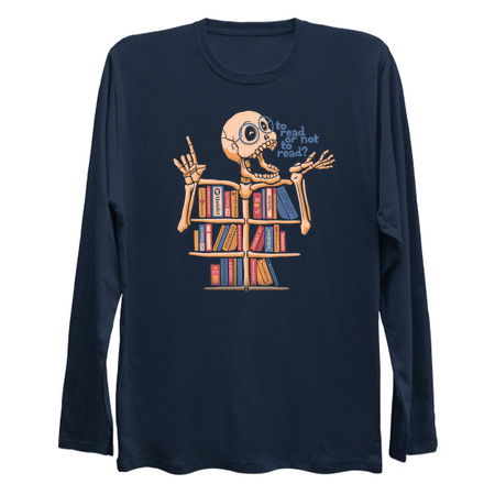 Skeleton Shelf Book Lover by Tobe Fonseca tiny thumbnail