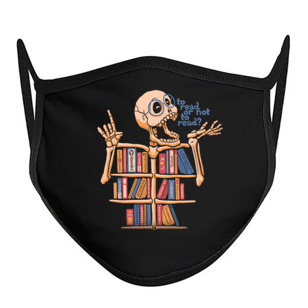 Skeleton Shelf Book Lover by Tobe Fonseca tiny thumbnail